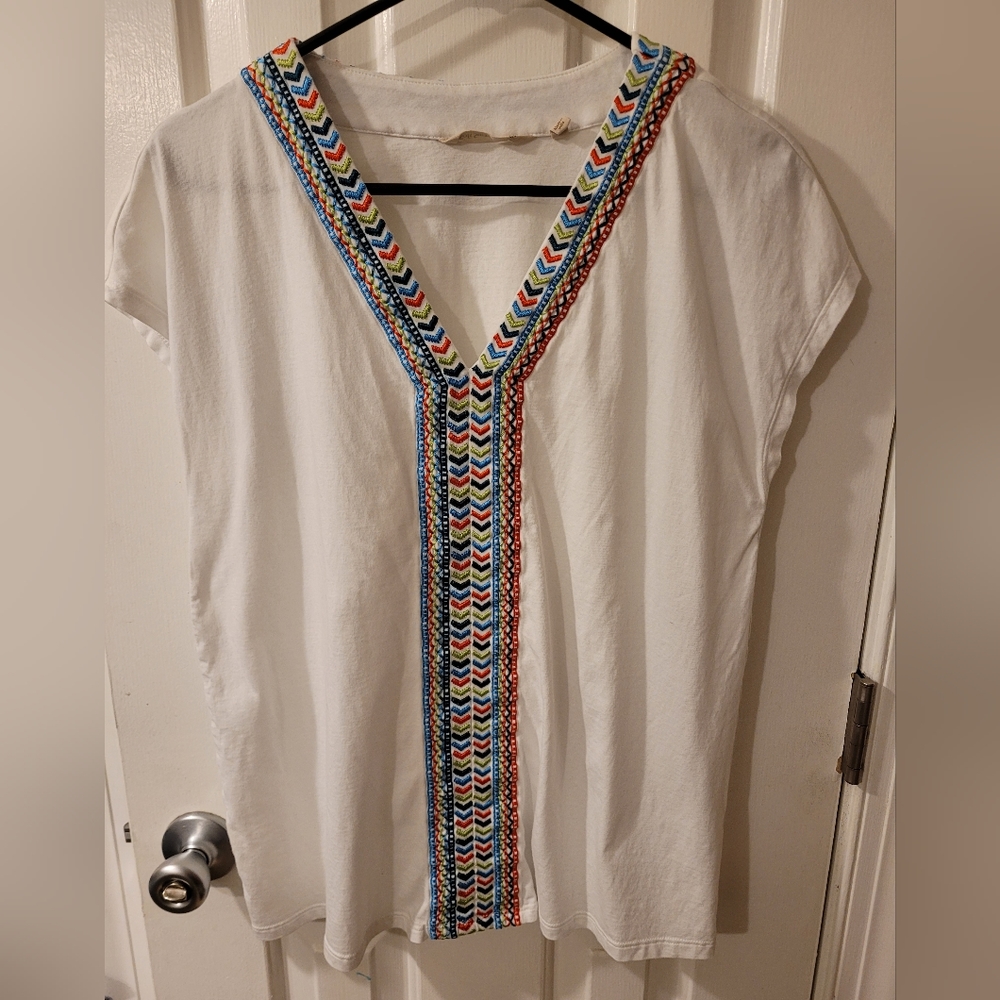 Soft Surroudings Embroidered Top